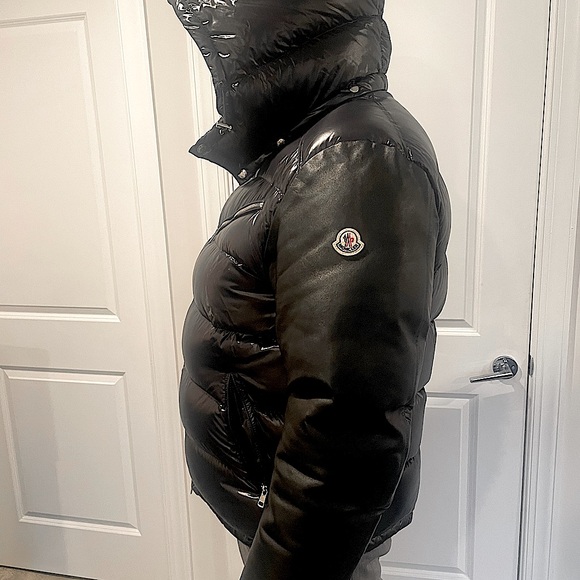 MONCLER Quilted Lacquered-Nylon Hooded Down Jacket size 6 limited edition - Picture 4 of 10